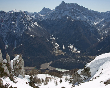 Il Cadore nella zona di Erto