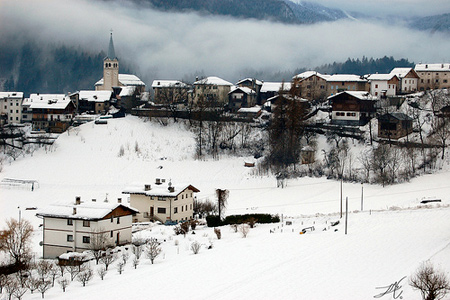 Cortina d'Ampezzo sotto la neve