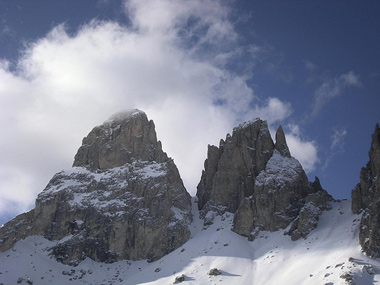 La bellezza delle Dolomiti in inverno