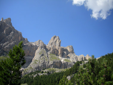 Scorcio del parco delle Dolomiti Venete