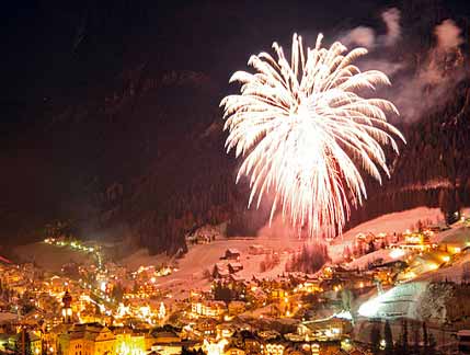 festa di fine anno a Ortisei